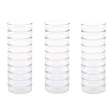 30Pack 90 X 15Mm Plastic Petri Dishes,Culture Dishes with Lids for School,Labora