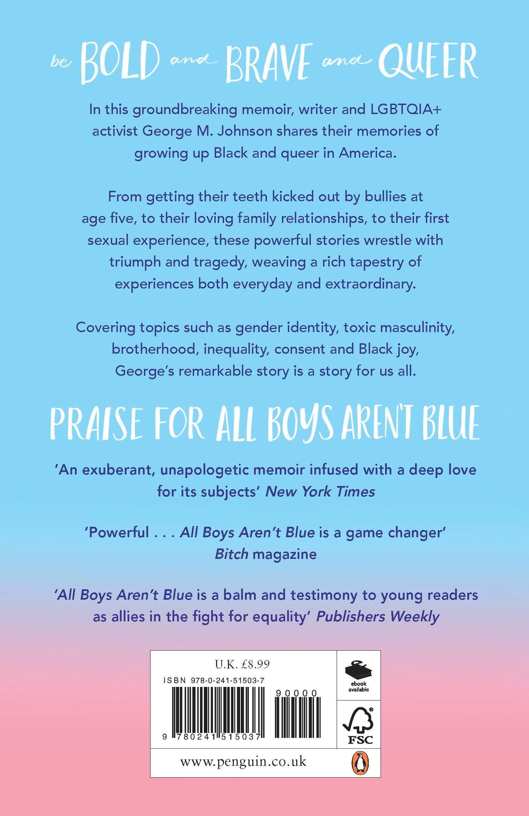 Thumbnail - All Boys Aren't Blue | George M. Johnson | Taschenbuch | B-format