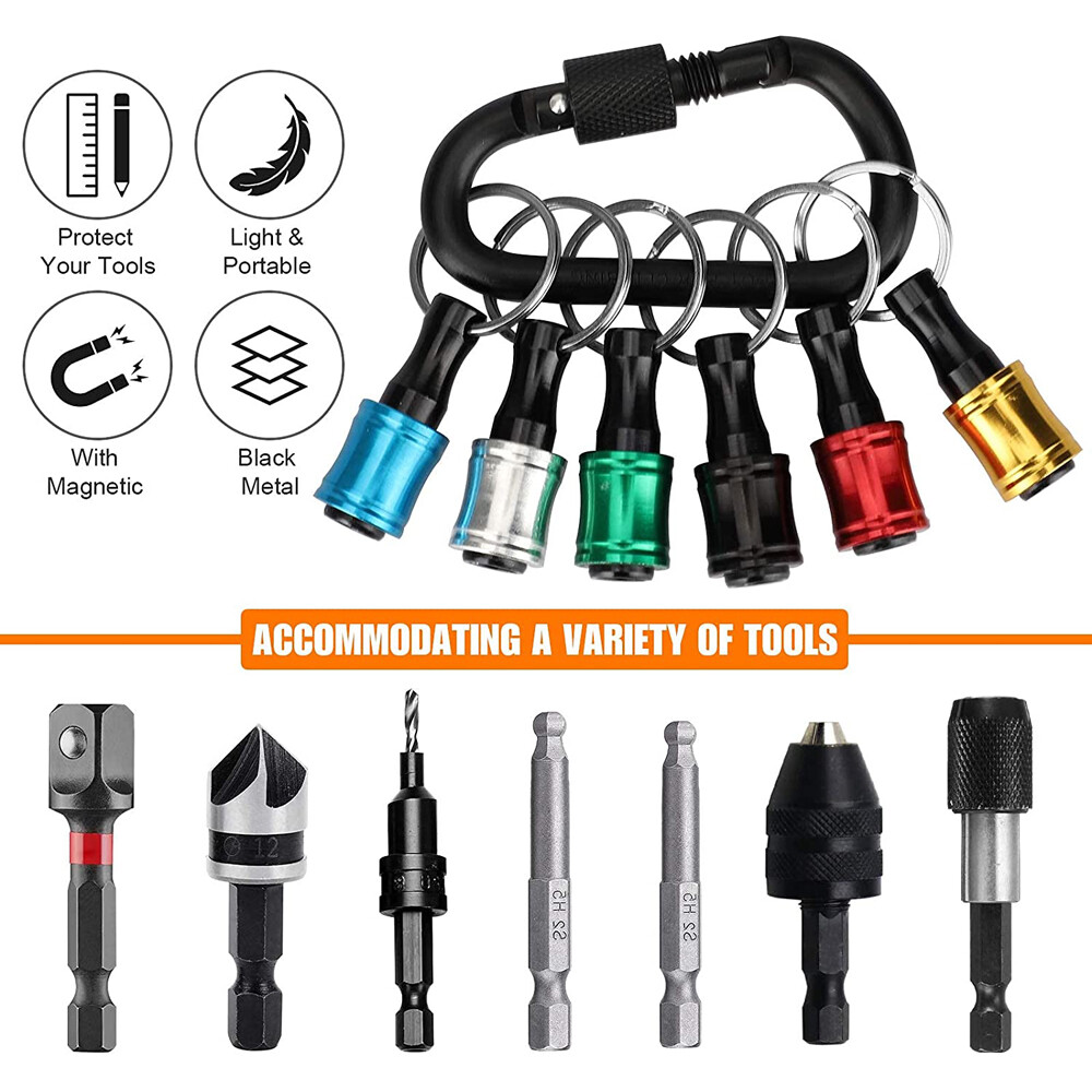 1/4 Hex Shank Aluminum Alloy Screwdriver Bits Holder Extension Bar