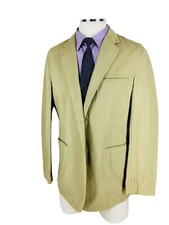 S 40R Express Design Studio Mens 2 Button 100 Cotton Blazer Sport Coat Jacket