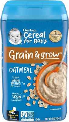Gerber 1st Foods Müsli NGM, Haferflocken 2 (454g) Kostenloser Versand weltweit