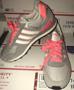 Zapatillas Adidas Neo Ortholite Neón Rosa Gris Blanco para ... Zapatillas Adidas Neo Ortholite Neón Rosa Gris Blanco para ...