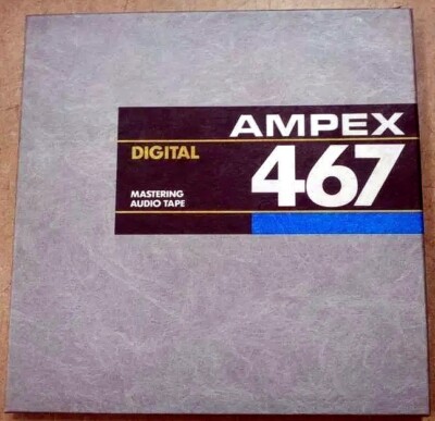 Bobine Ampex 467 – Bande Magnétique Plein Métal, Digital