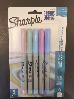 Ultra-Fine Point Permanent Marker 5 Count Sharpie Mystic Gems