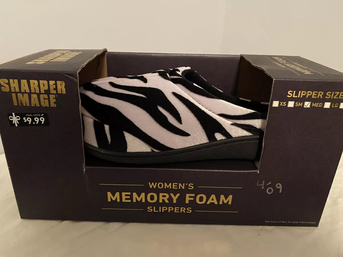 Sharper image 2025 mens slippers