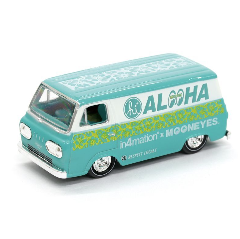 CHASE! M2 '64 エコノライン \"MQQN Equipped\" Limited Product 1/64 in4mation x MQQNEYES Ford Econoline Van
