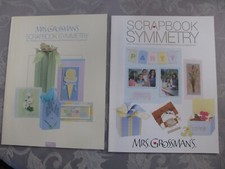 Lot of 2 Mrs. Grossman's SCRAPBOOK SYMMETRY Idea Booklets NOS