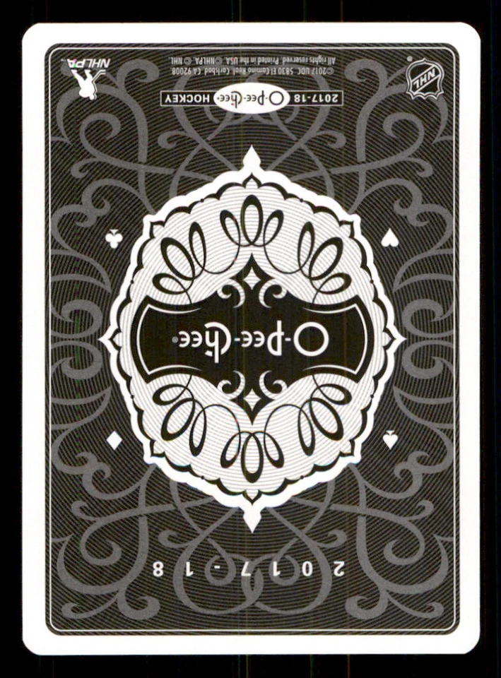 2017-18 O-Pee-Chee Playing Cards Foil #10S Max Pacioretty - Image 2 of 2