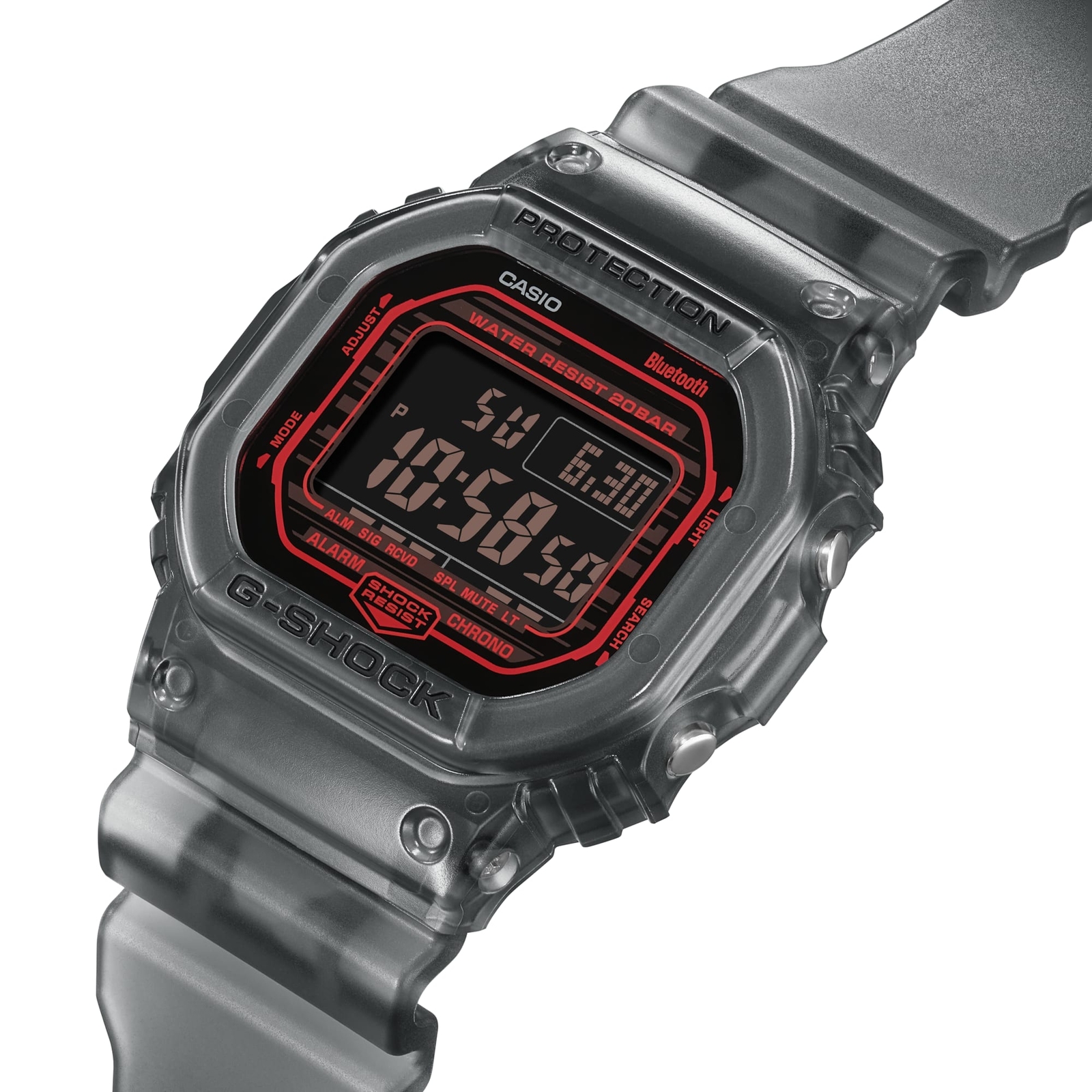 CASIO G-SHOCK DW-B5600G-1JF Black Skeleton Gradation Bluetooth Watch 42 ...