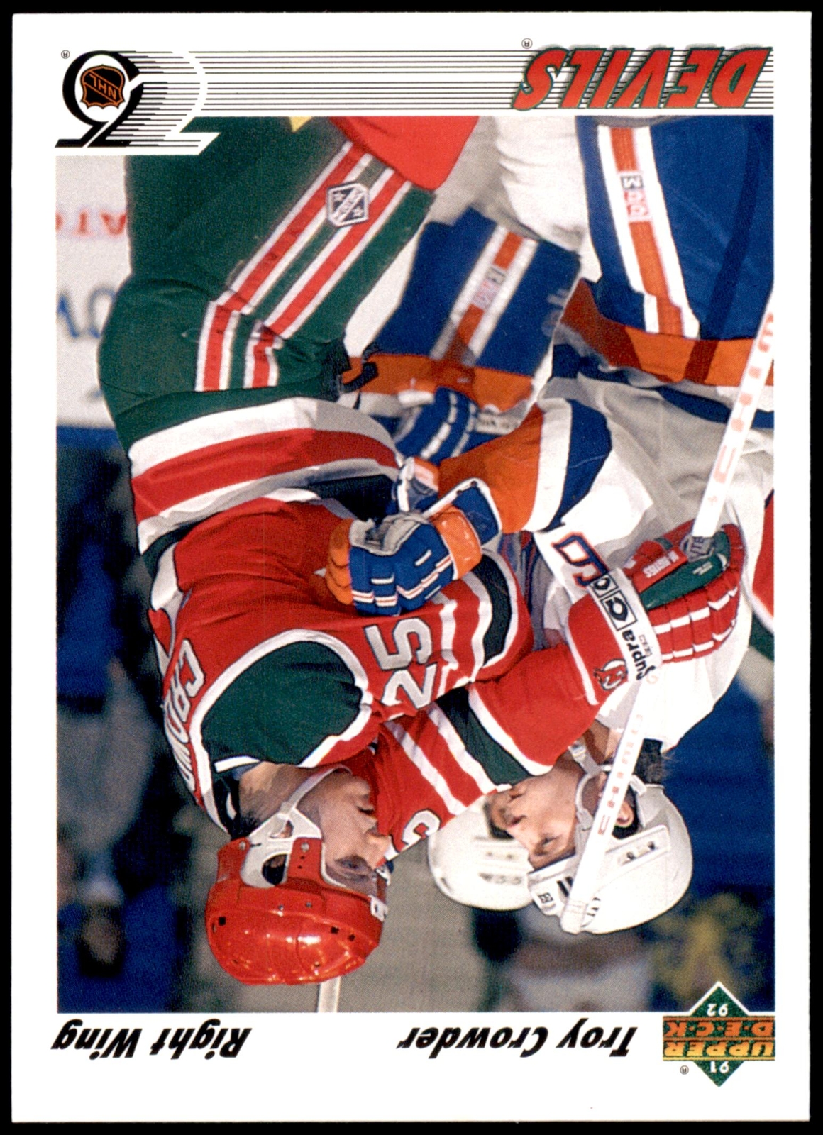 Troy Crowder #342b 1991-92 Upper Deck