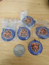 CHICAGO BEARS HANDMADE EARRINGS