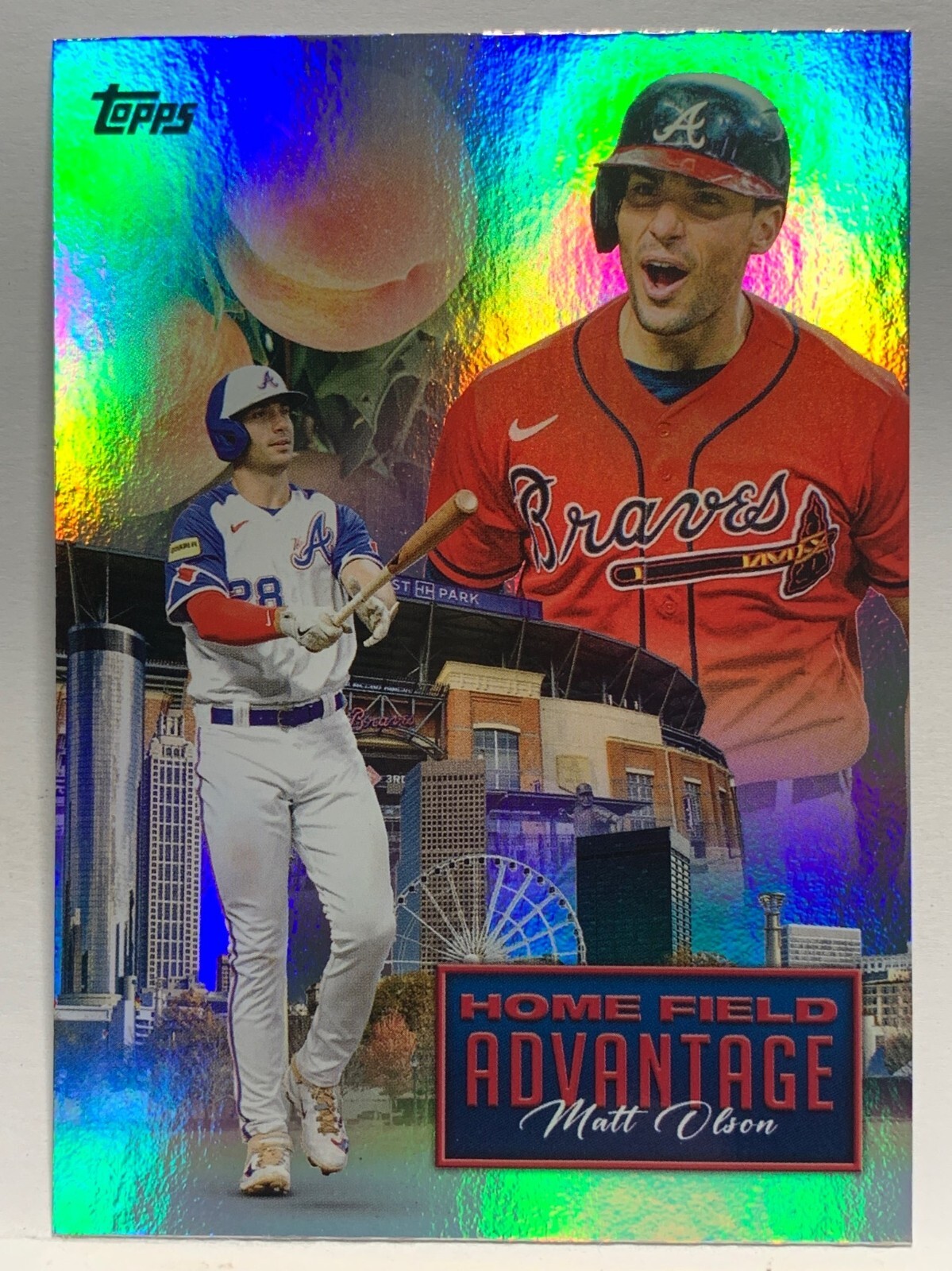 2024 Topps Update Matt Olson HOME FIELD ADVANTAGE Atlanta Braves #HFA-35 SP