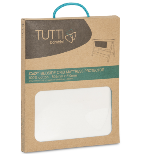 Tutti Bambini CoZee bedside mattress protector in white - Picture 1 of 3