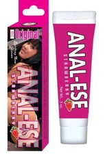 Anal Ese Gel Desensitizing Numbing Anal Lube Ease Cream Strawberry Flavored .5oz