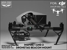 DJI Inspire 1 and 2 DroneTag Beacon Mount for Remote ID RID -Module Not Included