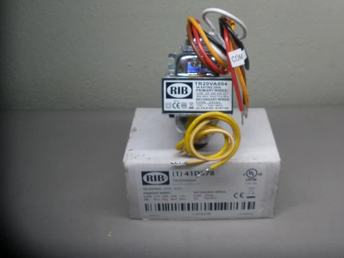 FUNCTIONAL DEVICES RIB 41D378 TR20VA004 TRANSFORMER 20VA 60HZ