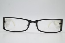 Vintage Glasses DANIEL SWAROVSKI S200 Black Transparent Square Frame