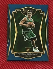 2020-21 Panini Select Payton Pritchard Concourse Blue Base Rookie RC Celtics #86