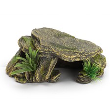 6.3inch Rockery Stone Cave Aquarium Fish Tank Hiding Ornament Decoration
