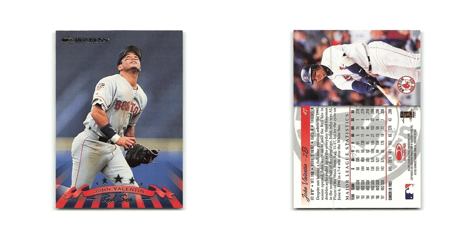 John Valentin 1998 Donruss #47 Boston Red Sox Baseball Card NM - Image 3 of 3