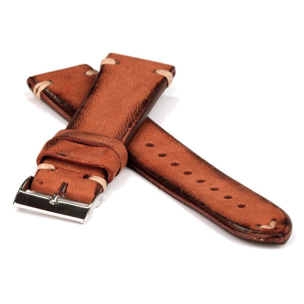 Horse Leather Watchband 0 7/8in Hand Made IN Italy Spare Band Watch Band