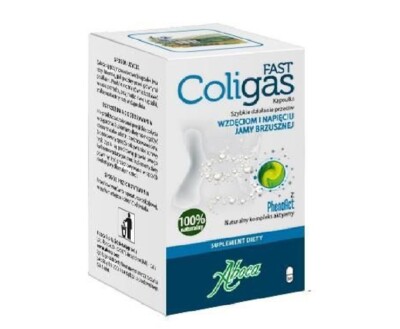 COLIGAS FAST ABOCA 30 KAPS. natürliche Extrakte, unterstützt die Verdauung