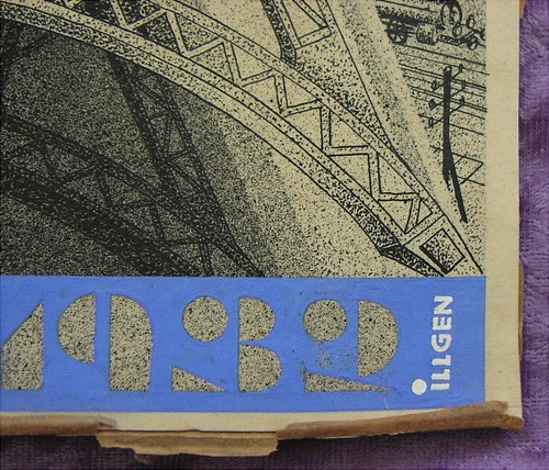 Rare alte Handzeichnung Künstler Illgen Eisenbahn Glauchau 1932 Bauhaus Stil - Bild 6 von 7