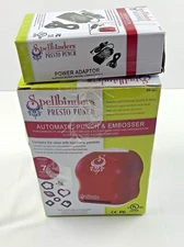 Spellbinders Presto Punch Automatic Punch And Embosser W/ Extras Included PP-001