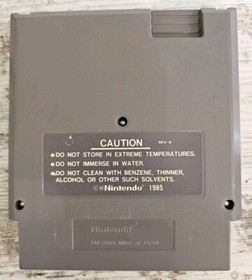 Nintendo NES "Total Recall " game 1985