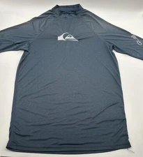 Quicksilver T- shirt Men Large Gray Graphic Print Logo …#14995