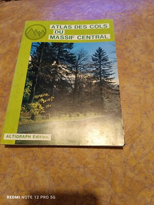 Atlas der Pässe des Zentralmassivs Selten Radsport 1987