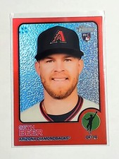 2022 Topps Heritage #77 Seth Beer Chrome Red Refractor 277/573 Diamondbacks MLB