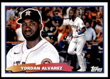 2023 Topps Update Oversized Big Baseball Box Topper #BIG-9 Yordan Alvarez