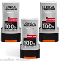 14,83€/l 3x 300ml Loreal Men Expert Invincible Power Shower Gel 100% Mens Scent 14,83€/l 3x 300ml Loreal Men Expert Invincible Power Shower Gel 100% Mens Scent