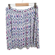 Isabel Marant Etoile Skirt ‘Assia’ Geometric Flared EU 34 Small Silky Elastic