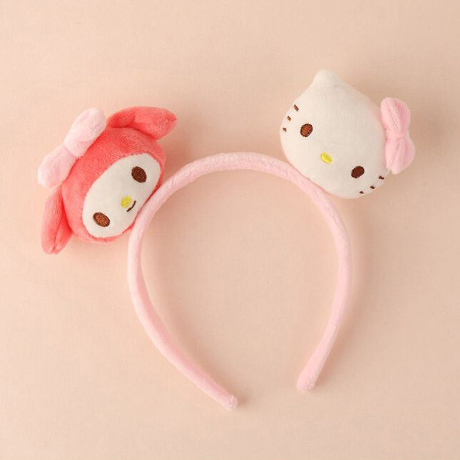 Sanrio Kitty + My Melody Head Band Accessories Party Kids Cosplay