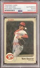 Tom Seaver Signed 1983 Fleer #601 Baseball Card Cin Reds Autograph HOF PSA/DNA