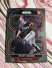 2022 Panini Prizm Baseball RILEY ADAMS Tier II Base RC #173 Washington Nationals