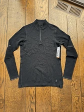Smartwool Women’s Intraknit Thermal Max Merino  Zip Baselayer Top Small NWT