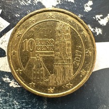 10- Eurocent Münze Österreich 2017 Umlaufmünze Sammelmünze Kursmünze Austria
