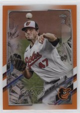 2021 Topps Chrome Ben Baller Edition Orange Refractor 4/25 John Means #72 oh8