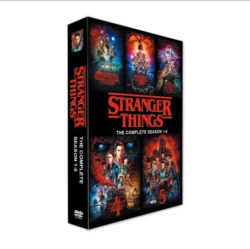 New Listingstranger things 1-5 complete series 14 disc dvd box set