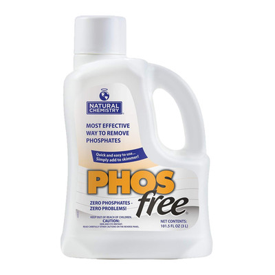 Natural Chemistry 05121 Swimming Pool PHOSfree Phos Free Chemical - 3 Liter