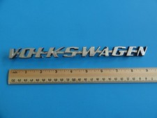 1960s Volkswagen Beetle Deck Lid Emblem Factory Original Part  113 853 687b