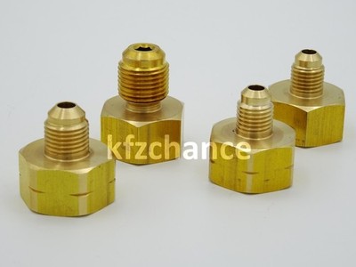 Flaschenadapter Set für Kältemittel R32 R134a R404a R407c R600A R290