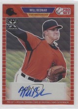 2021 Leaf Pro Set Metal 1989 Pro Set Auto Red Wave Will Bednar #PA-WB1 Auto no9