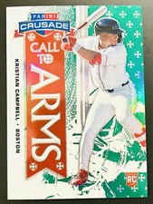 2025 Panini Crusade, Kristian Campbell, Green Prizm Call To Arms /249