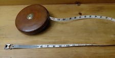 Excellent Vintage Leather Chesterman Dual 30m & 100 Feet Surveyors Tape Measure