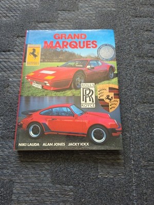 Grand Marques Book - Niki Lauder, Alan Jones, Jacky Ickx - Rare