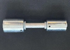 A/C BEADLOCK CRIMP ON AC FITTING STRAIGHT SPLICER #6 TO #8 STEP UP/DOWN BL6105